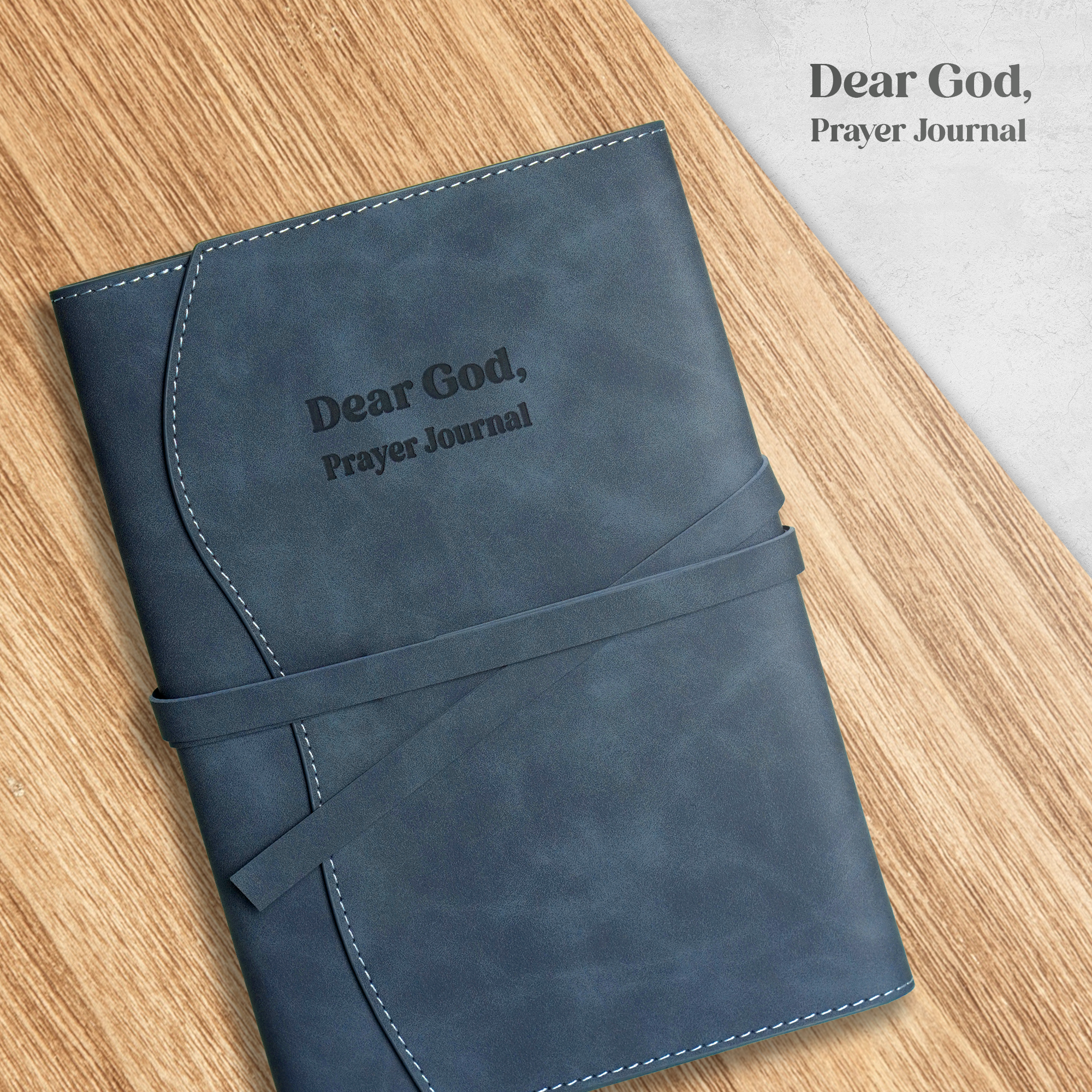 Dear God, Prayer Journal - Gray