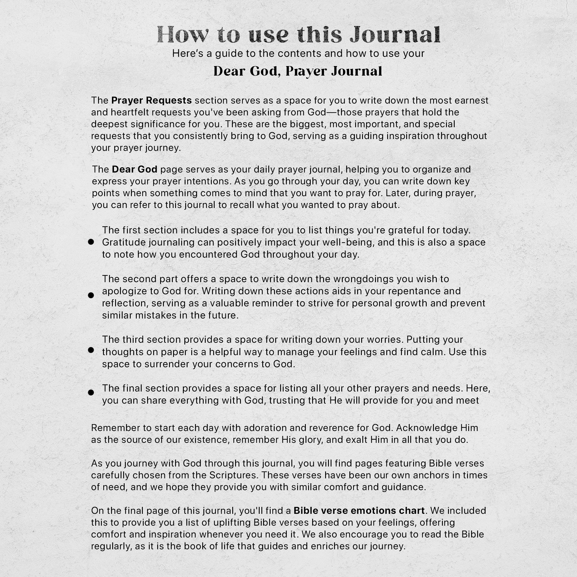 Dear God, Prayer Journal - Bundle of 3