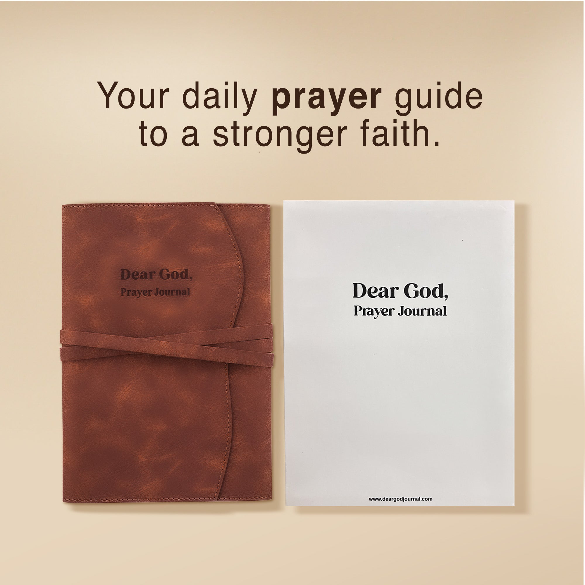 Dear God, Prayer Journal - Brown