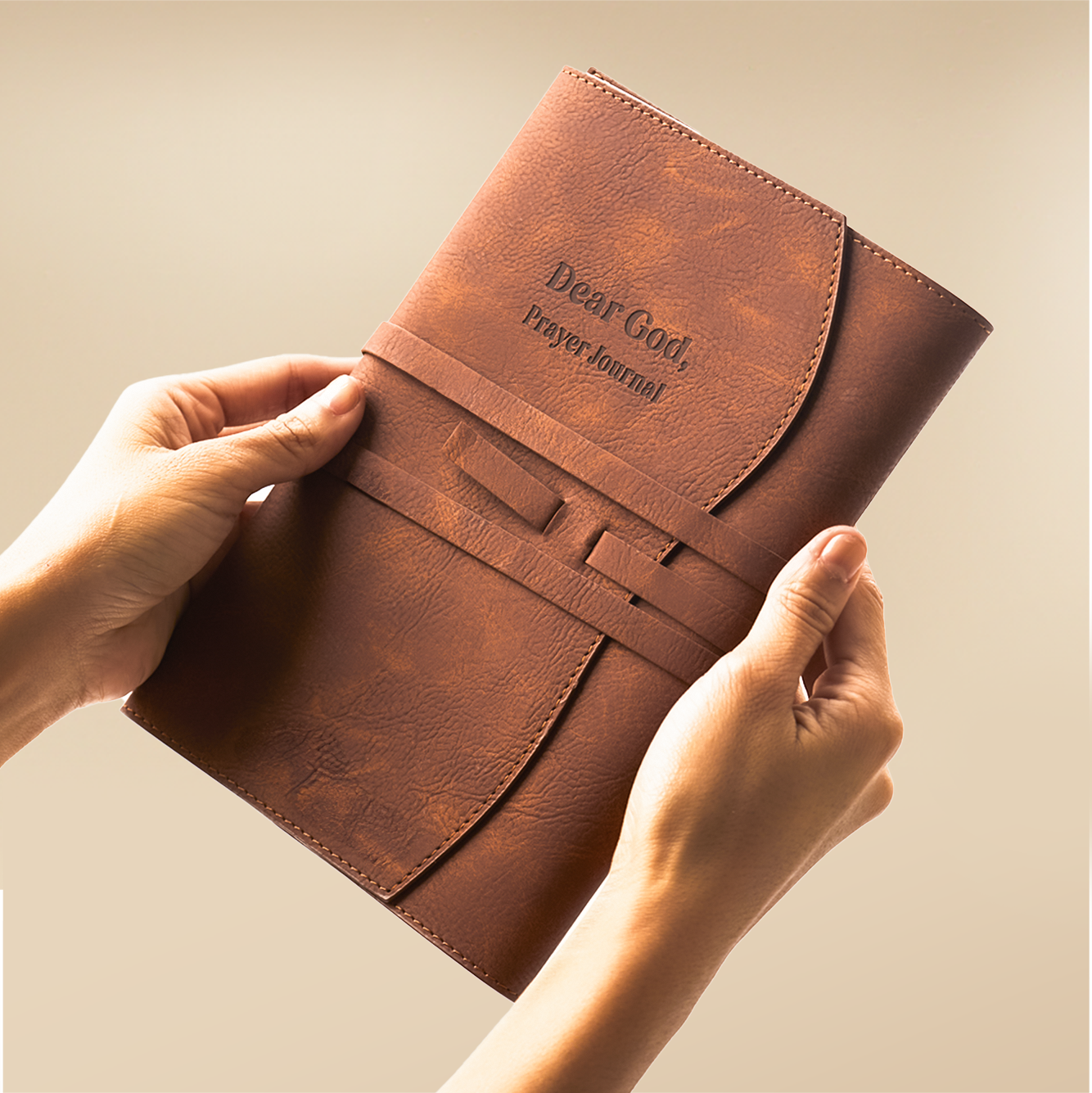 Dear God, Prayer Journal - Brown