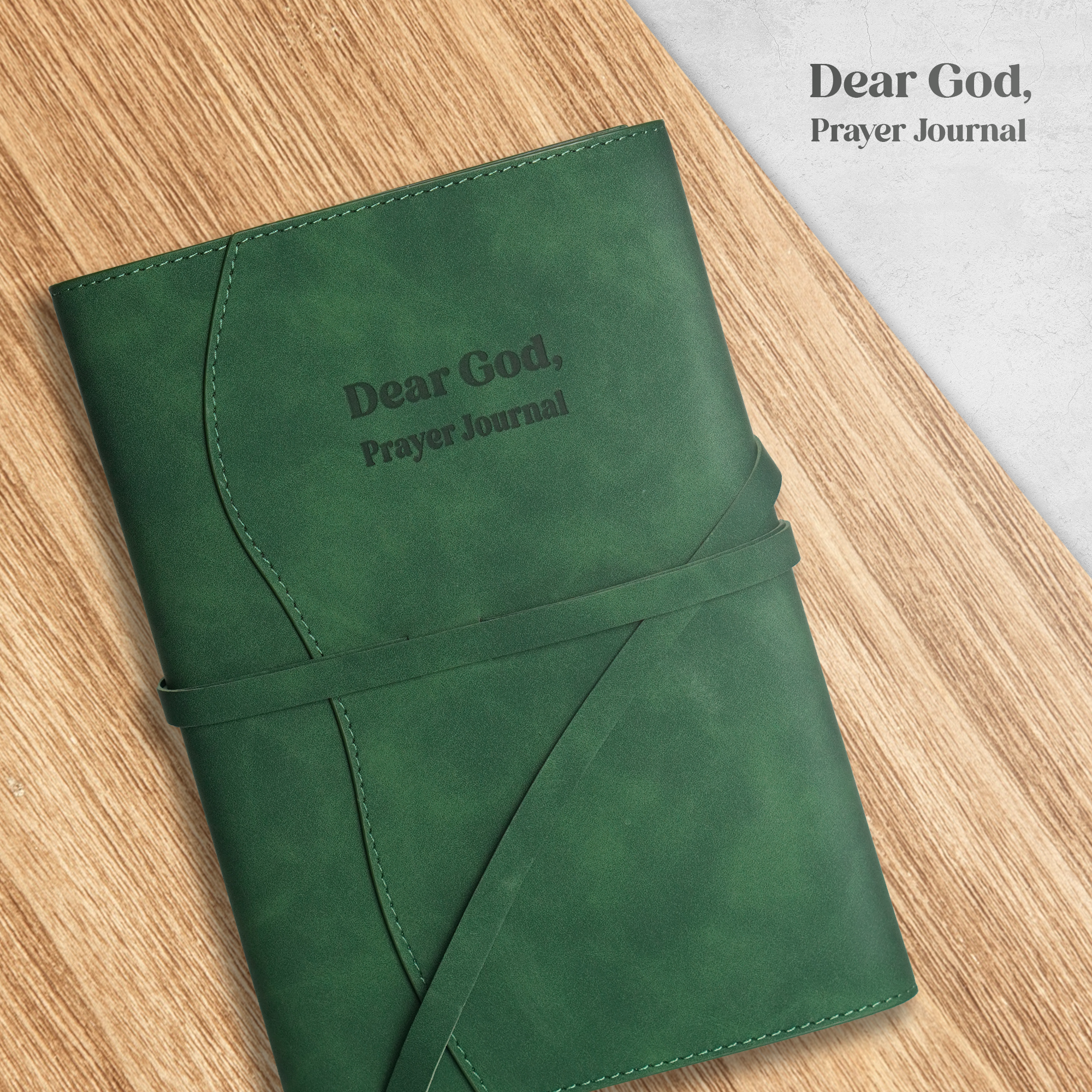 Dear God, Prayer Journal - Gray