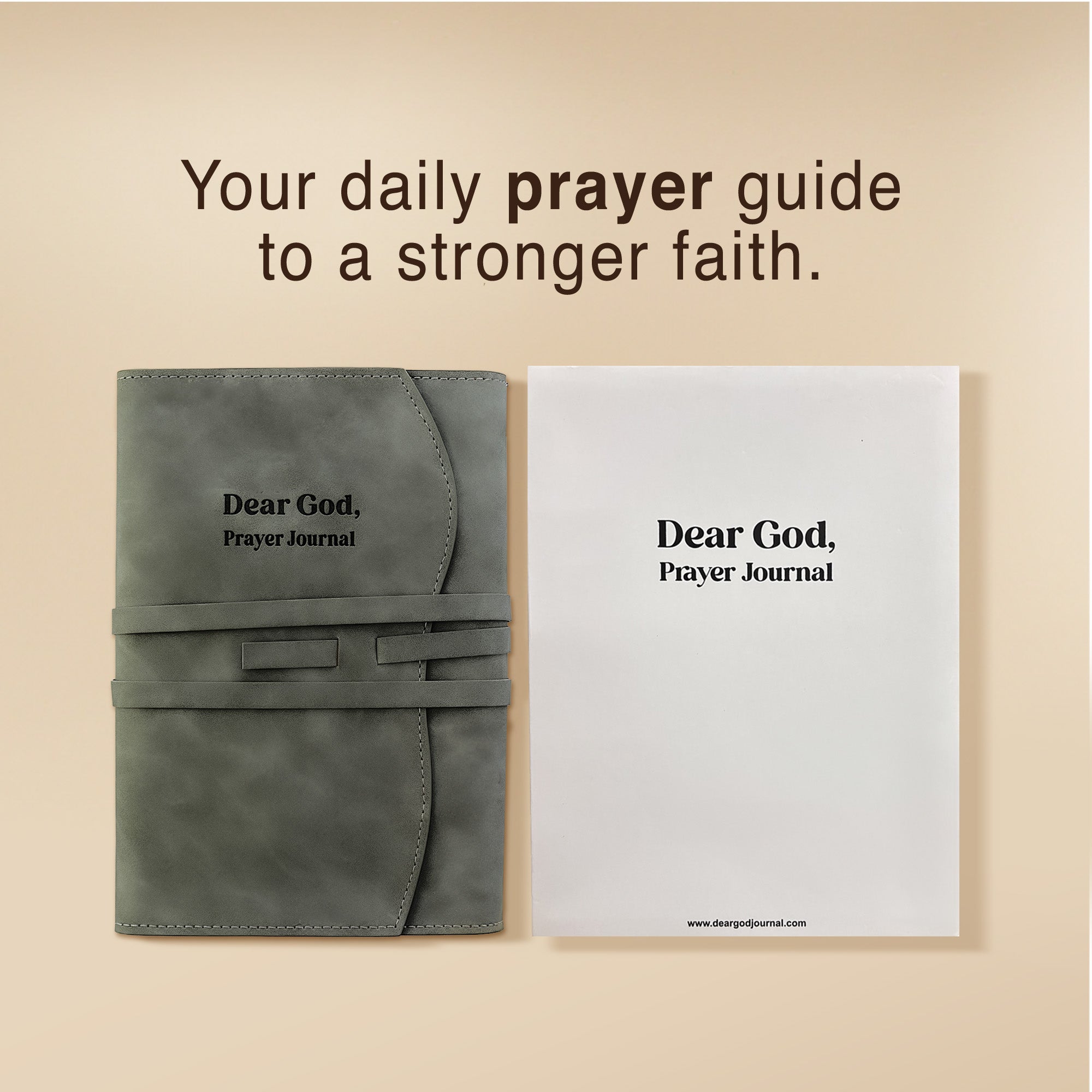 Dear God, Prayer Journal - Gray