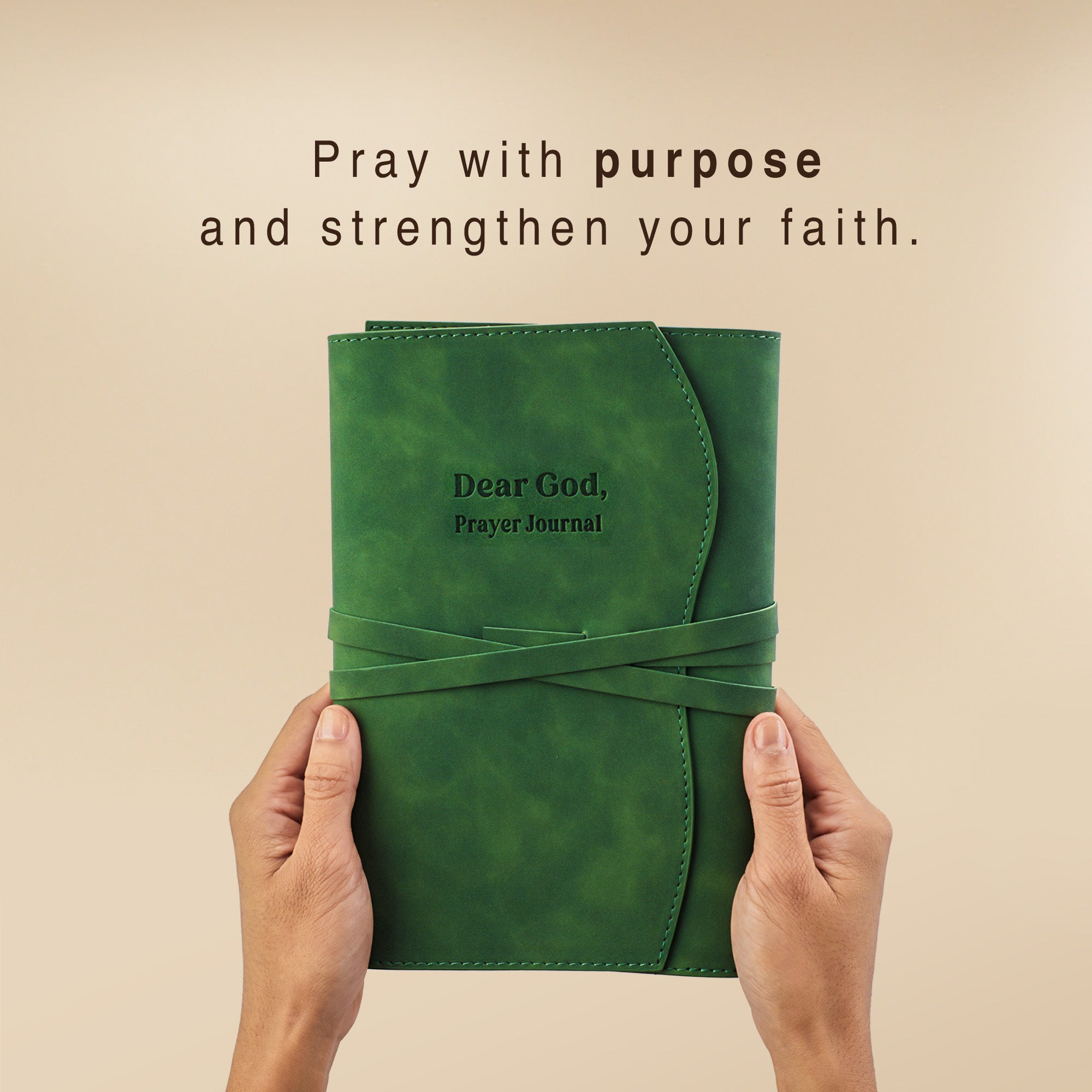 Dear God, Prayer Journal - Green