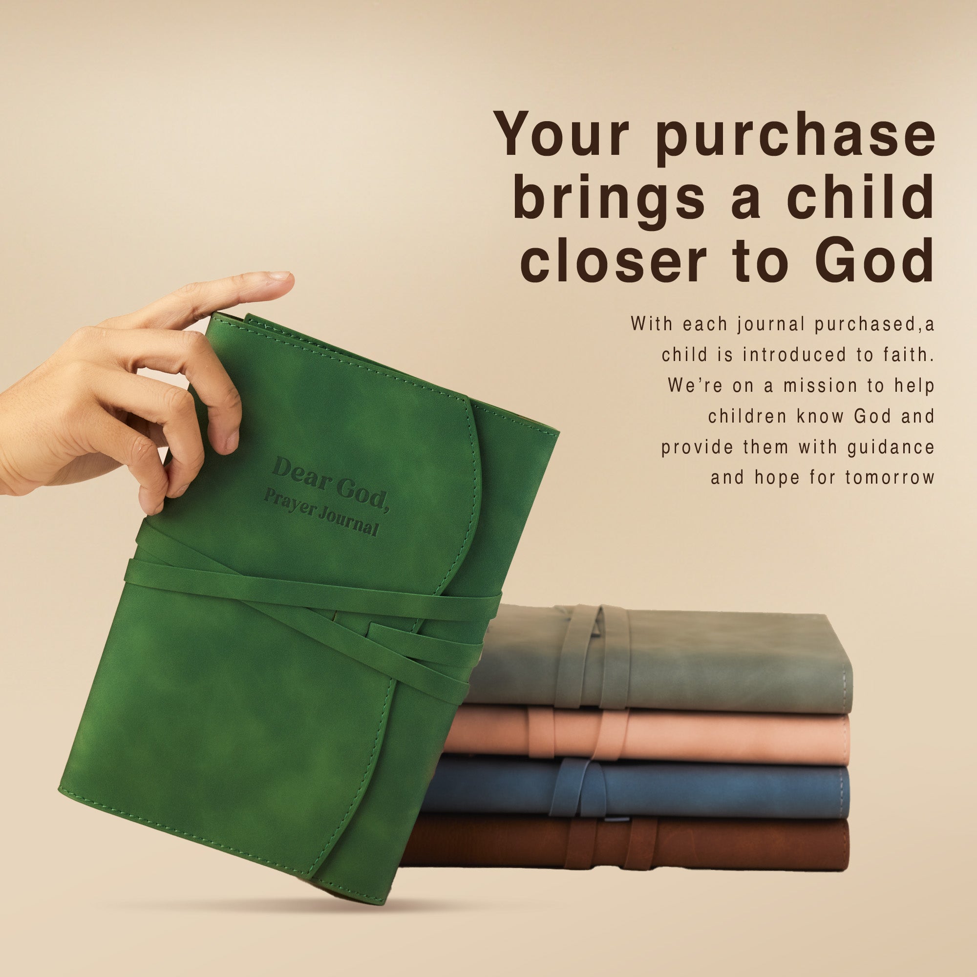 Dear God, Prayer Journal - Green