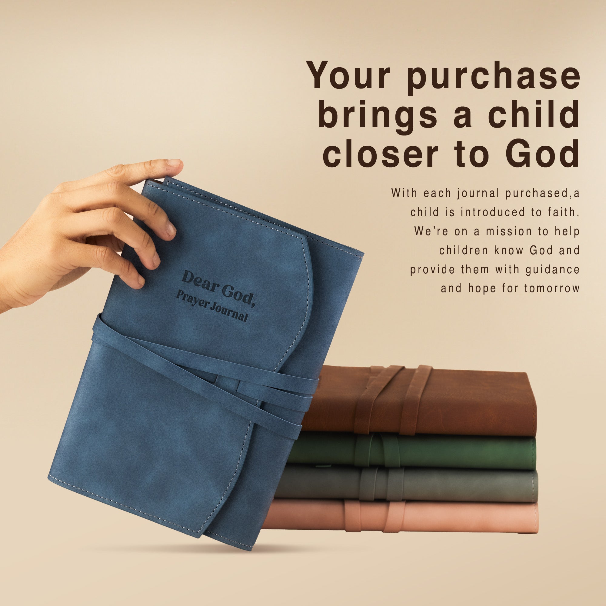 Dear God, Prayer Journal - Blue