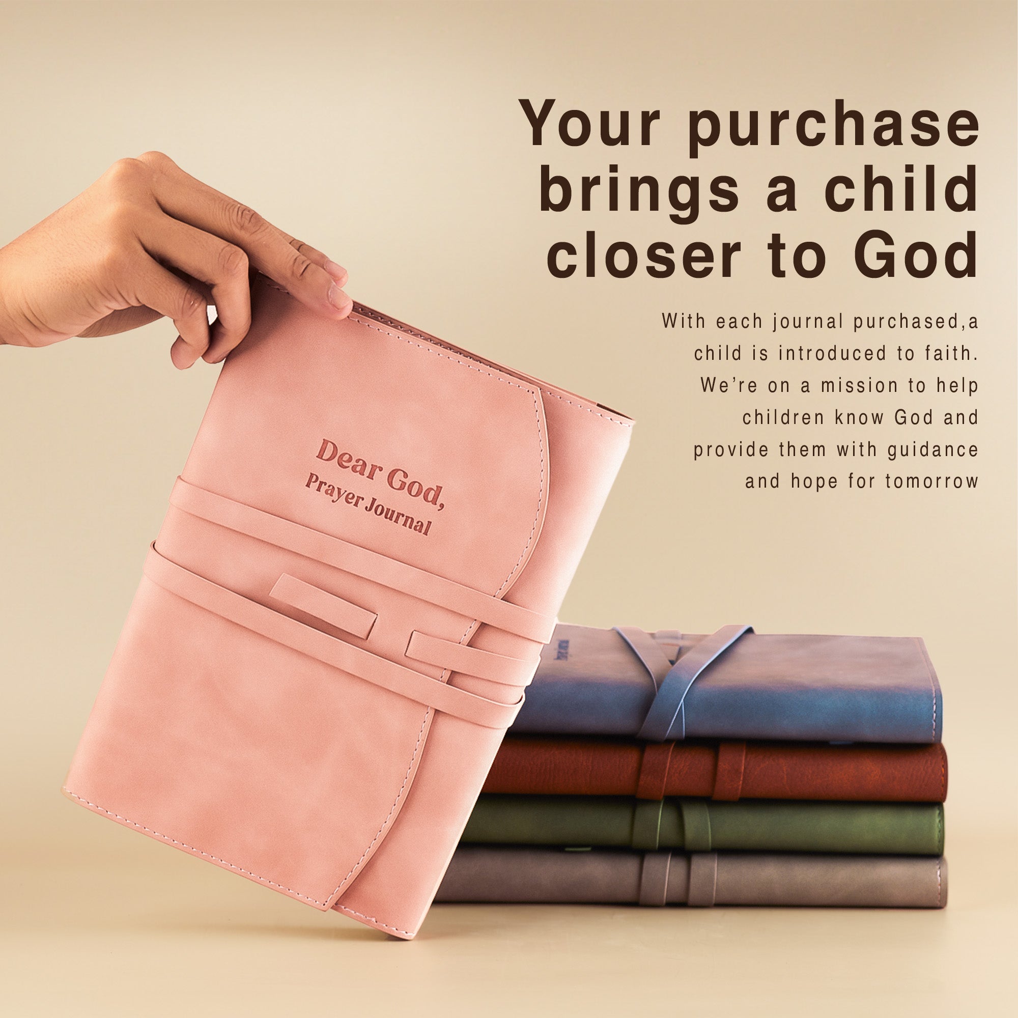 Dear God, Prayer Journal - Pink